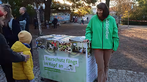 Große Neugier bei den Kindern.