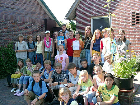 Kindergruppe in der Wildtierstation Rastede