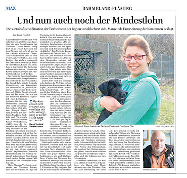MAZ - Und nun auch noch der Mindestlohn