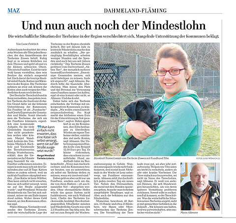 MAZ - Und nun auch noch der Mindestlohn