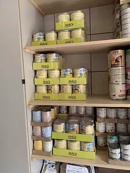 Futterkammer mit tollem Futter