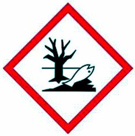 Warnschild: Achtung Umweltgefährlich