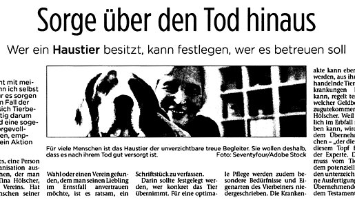 Sorge über den Tod hinaus – Fuldaer Zeitung