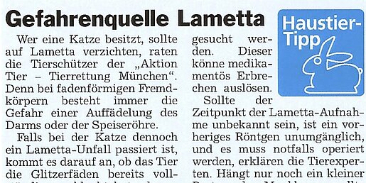 Gefahrenquelle Lametta - Die Glocke | Beckumer Zeitung