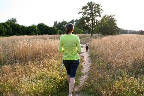 Eine Schleppleine ist am Anfang des Trainings unabdingbar.