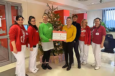 Scheckübergabe bei der HEMA Berlin-Wedding