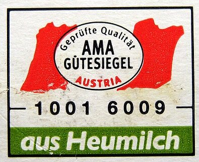 AMA-Gütesiegel „Heumilch“