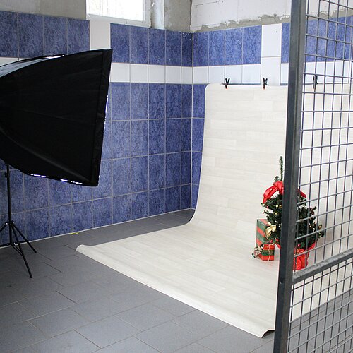 Set für das Weihnachtsshooting