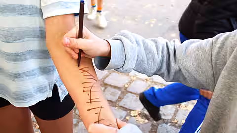 Pro Runde gab es einen Strich.