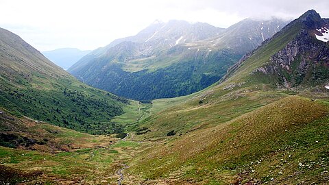 Hochalm in den Steierischen Alpen in Österreich.