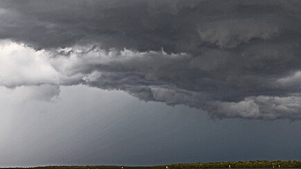 Gewitterwolken am Himmel
