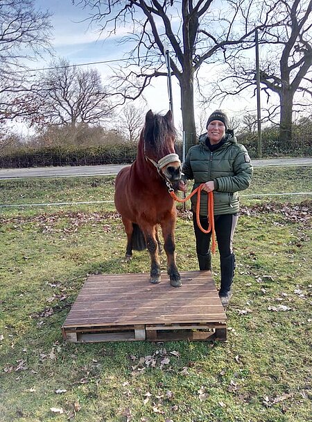 Doreen Huff mit Pony Dancer