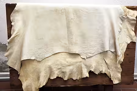 In der sogenannten Weißgerberei werden Aluminiumsalze verwendet, wodurch ein sehr feines weißes Leder entsteht. 