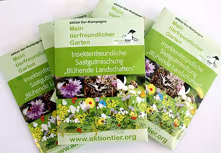 Kostenlose Saatgutmischung von aktion tier e.V. 