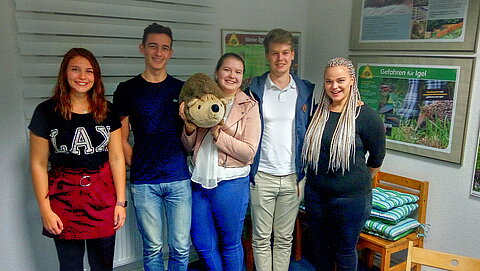 Fünf Mitglieder des Rotaract Club Schwarmstedt-Walsrode
