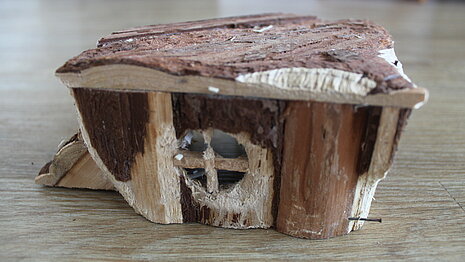 Häuschen aus Nadelholz