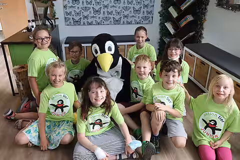 Pingi – Das aktion tier- Pinguinmaskottchen