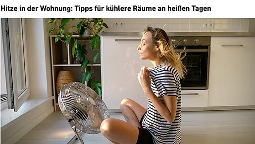 Redaktionsnetzwerk Deutschland – Tipps für kühlere Räume an heißen Tagen