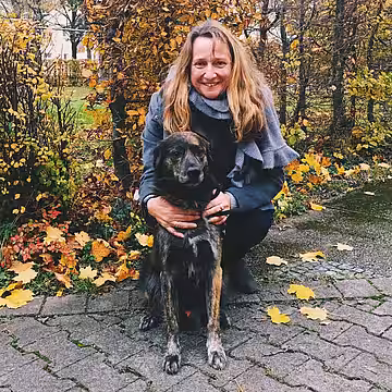 Alexandra Gaßmann mit Aragon. Alexandra Gaßmann mit Aragon.