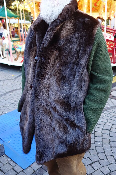 Jacke aus kanadischem Otterfell