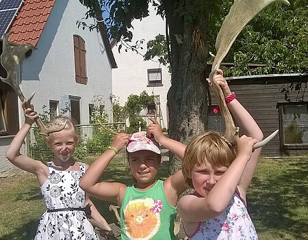 Besuch im Damhirschgehege Ulbricht in Jiedlitz