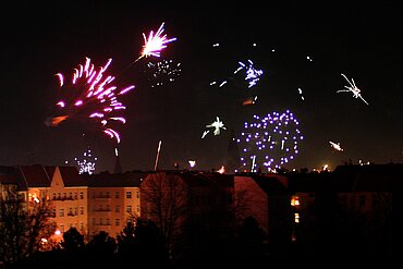 Feuerwerk — schön, aber problematisch.